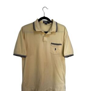 Polo Ralph Lauren Men's‎ XL Yellow Short Sleeve Polo Shirt Casual
